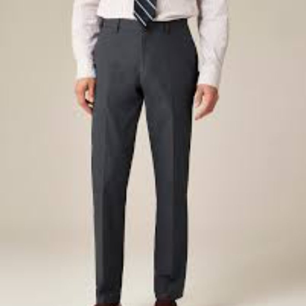 J.Crew Ludlow Slim-fit suit pant in Italian cotton blend Dark Gray (slate) 33x30 - Picture 7 of 7